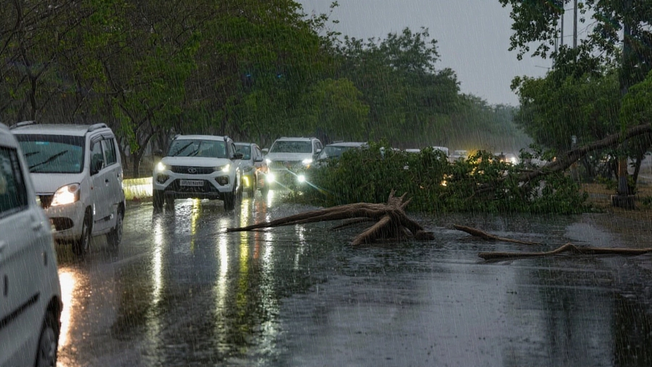 Delhi’s Dust Storm Relieves Heat, IMD Warns of Thunderstorms Through May 25