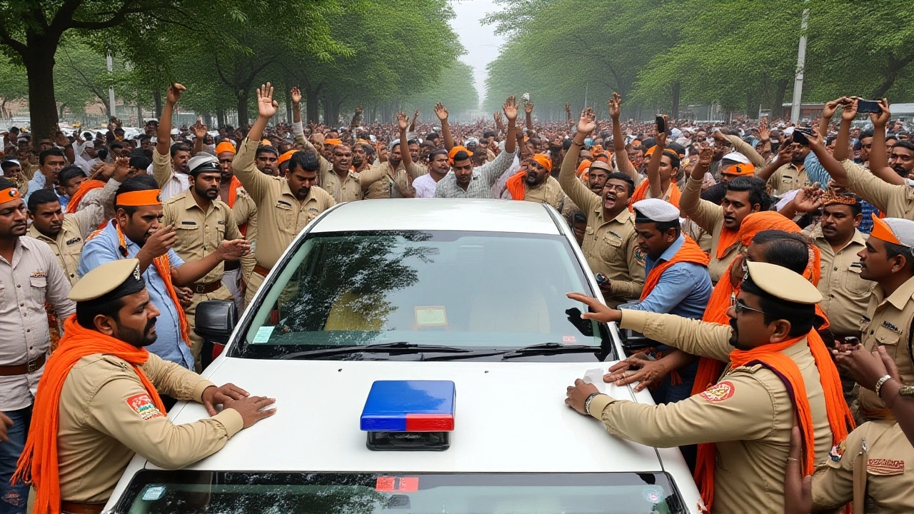 Congress burns Modi, Yogi images in Varanasi protest